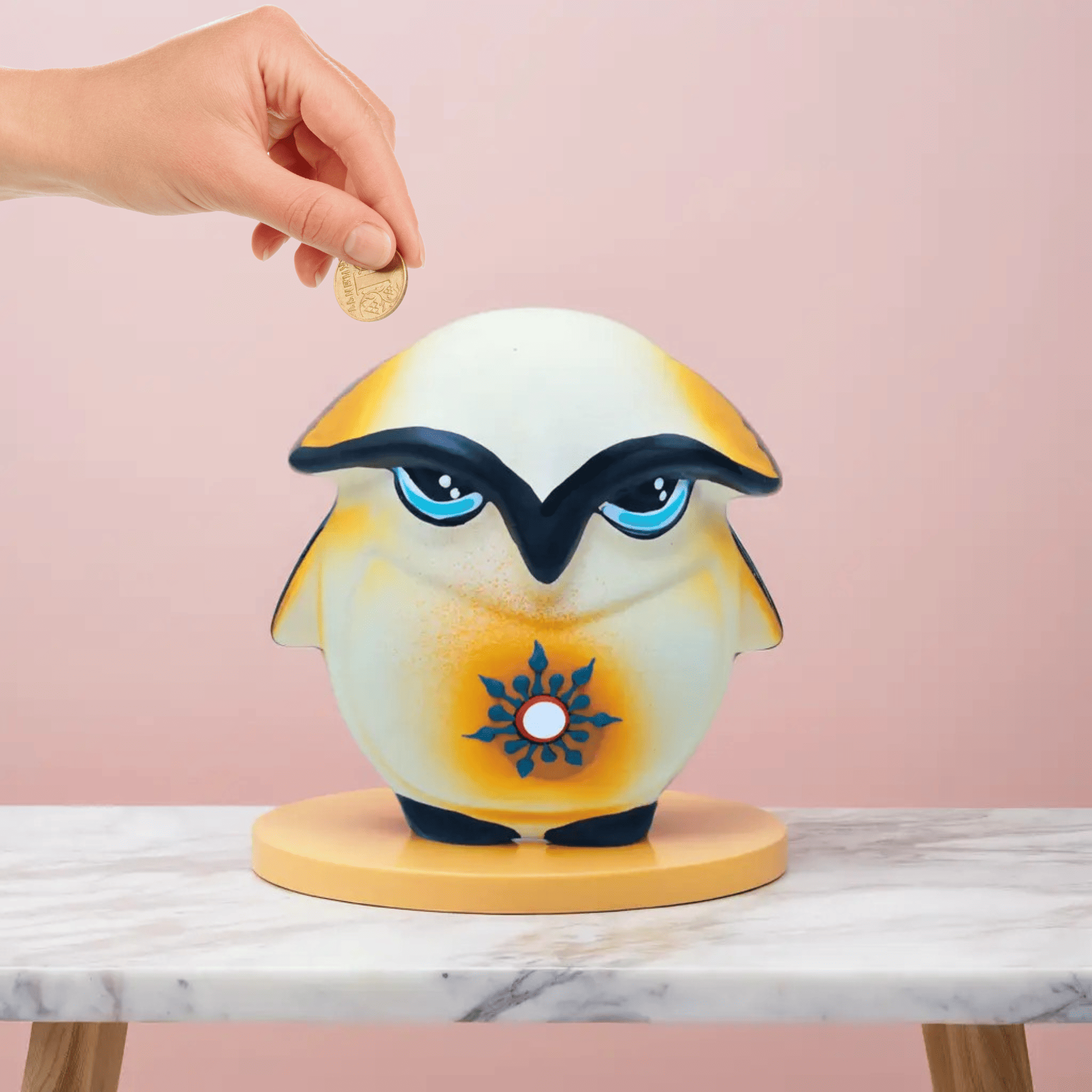 Clay Products Owl Bank