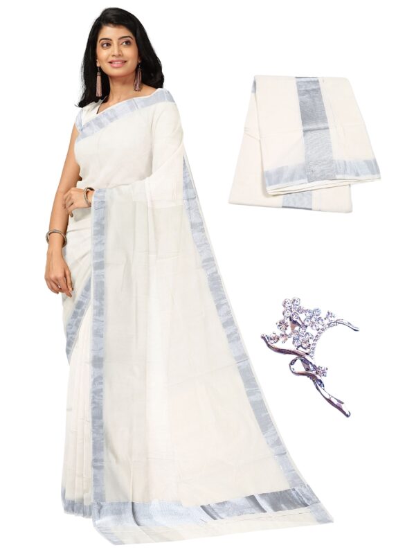 Kerala Cotton PLN Silver