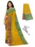 NandaVanam Women's Chettinad Cotton Sarees | Handloom Saree With Blouse | Pure Cotton Sarees For Women Daily Use & All Occasion Wear | Soft, Comfort Cotton Sareemen's Chettinad Cotton Sarees | Handloom Saree With Blouse - Image 2