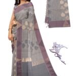 NandaVanam 100 Count Kovai Cotton Saree with Contrast Border